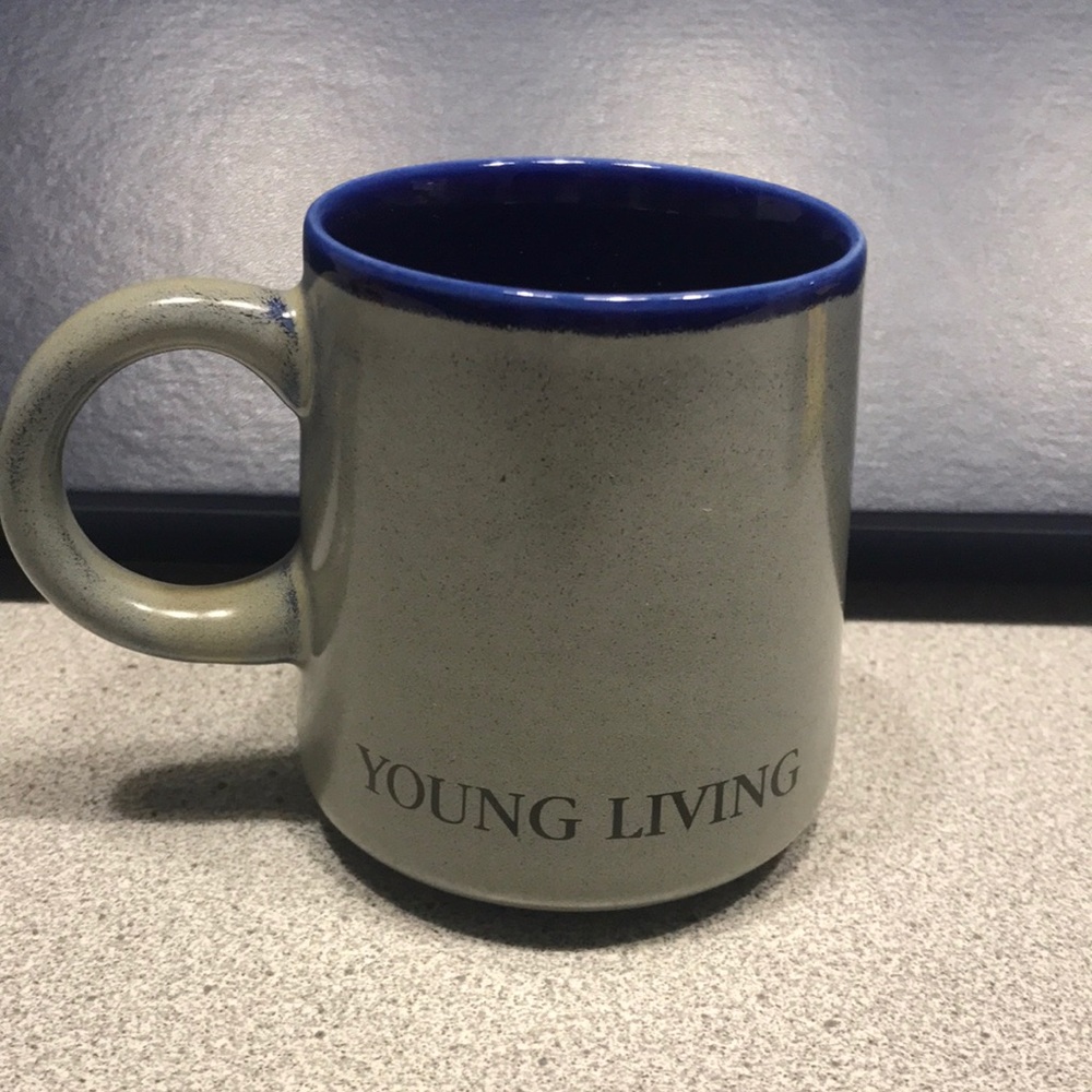 Young Living handcrafted coffee mug New in Box